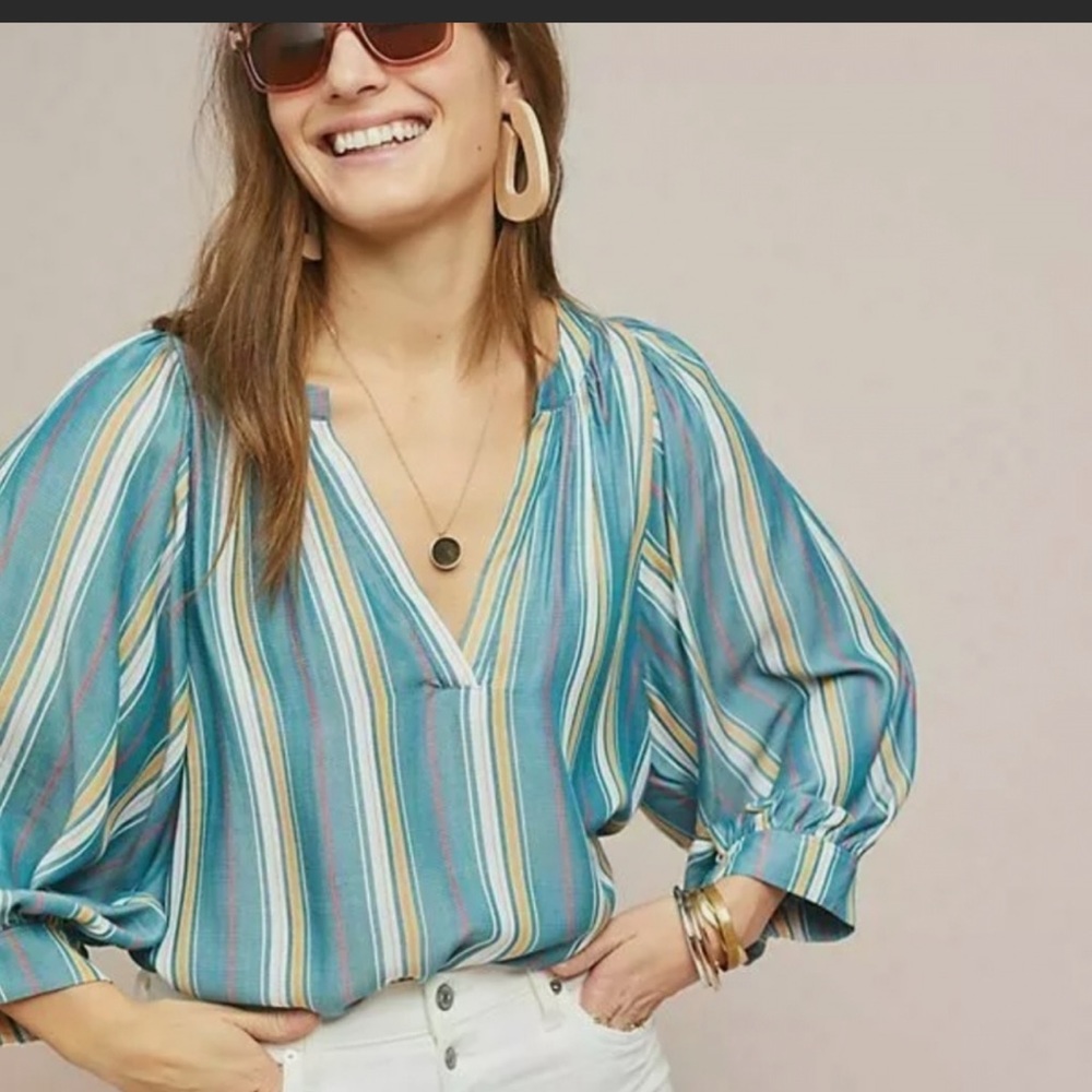 NWT Anthropologie Top Blouse Small